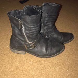 Rampage Black Moto Bootie
